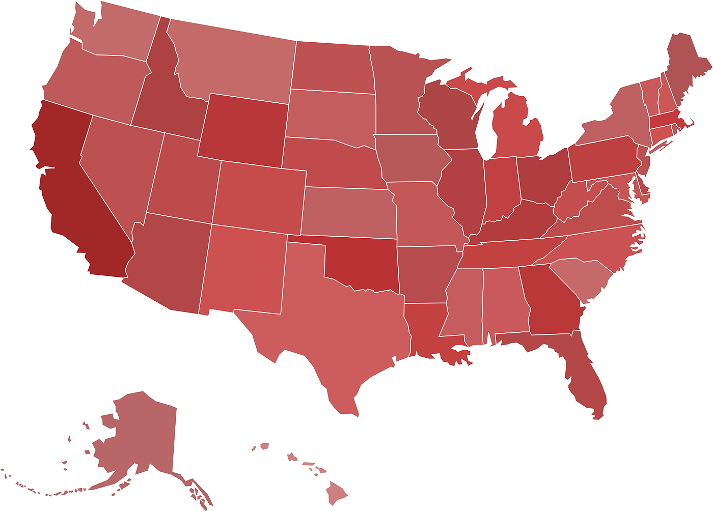 United States map